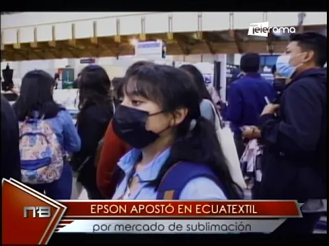 Epson apostó en Ecuatextil por mercado de sublimación