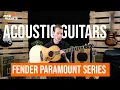Download Lagu Acoustic Guitar Shapes: Fender Paramount Series