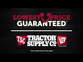 Price Match Guarantee Tractor Supply Co