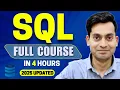 SQL Tutorial for Beginners SQL Full Course Using MySQL in Hindi
