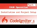CRUD Operations in CodeIgniter 4 Bengali Installation Part