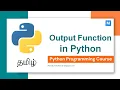 Python Programming in Tamil Output function in Python Manojkumar C