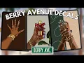 BERRY AVENUE DECAL CODES