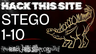 Hack This Site Steganography Mission Levels 1-10