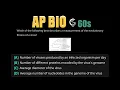 2024 AP Bio Question 50 - Evolutionary Fitness Measurement