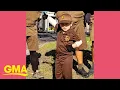Mini UPS driver is obsessed with the shipping company GMA