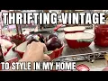 Fall Thrifting for Timeless Vintage Pieces I ll Actually Use in My Home Thrift Shop Decorate