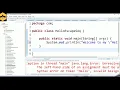 What are escape sequences in Java Java tutorial for beginners