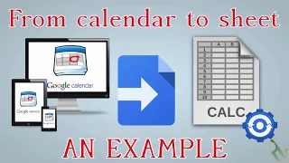 Google Apps Script in action with Calendar Sheet