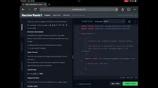 Simple array sum HackerRank warmup java sollution