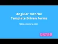 Angular Tutorial for Beginners Template Driven forms with Examples