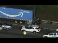 2 lanes closed on I-95 South in Virginia after person dies when car goes under Amazon Prime tractor