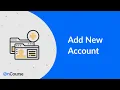 OnCourse CRM - Adding New Account