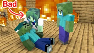 Download Monster School : Bad Baby Zombie Girl, Why  - Sad Story - Minecraft Animation MP3