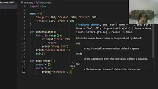 Learn Python Restaurant Billing System with Cybersecurity Complete Coding Tutorial by Hala