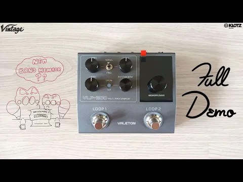 New Pedal: Valeton VLP-200 Multi-Track Sampler | Delicious Audio