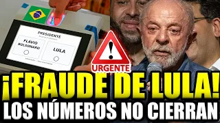 🚨¡ESCÁNDALO LOS NÚMEROS DE LULA NO CIERRAN! MUESTRAN EL ROBO ¿QUÉ HARÁ BOLSONARO? | FRAN FIJAP