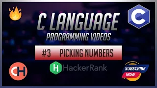Picking Numbers In C Language