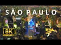 Lagu São Paulo City Downtown, Brazil 🇧🇷 in 8K ULTRA HD 60FPS at night by Drone