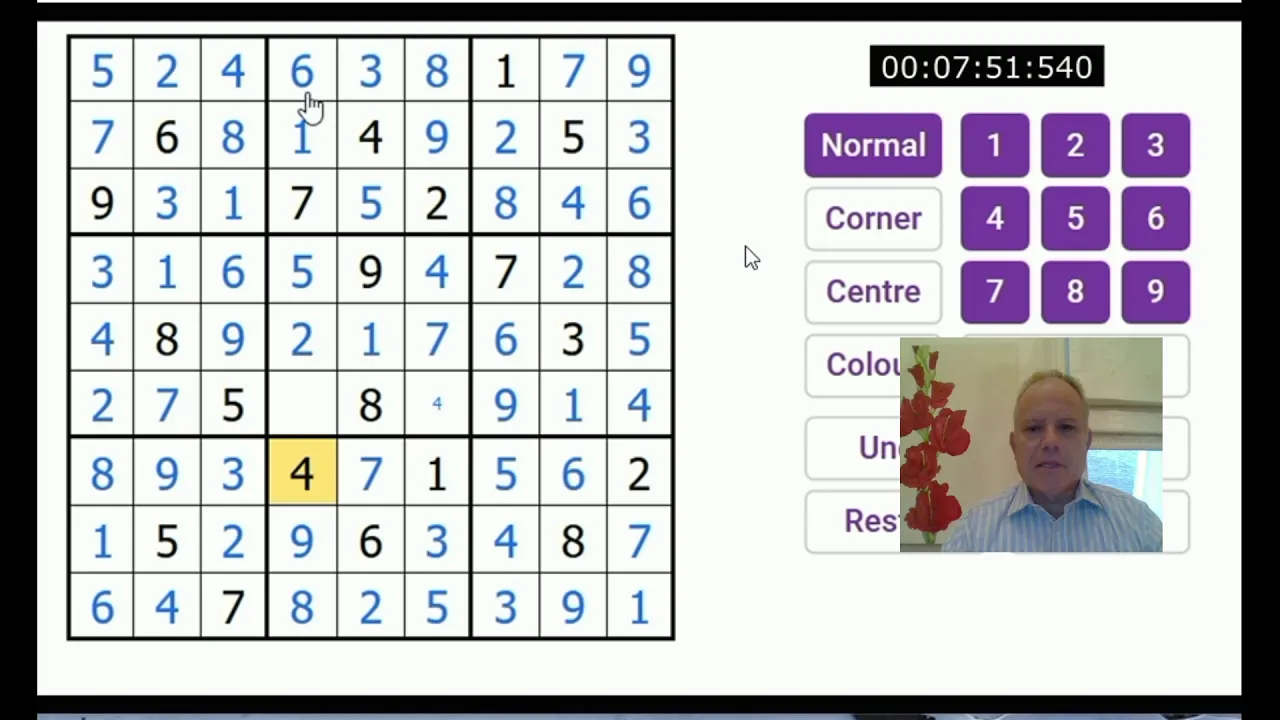 Classic and Renban sudoku: Mark vs the Clock pt 5