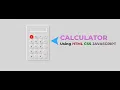 Neumorphism UI Calculator Using HTML CSS3 And JAVASCRIPT With Source Code