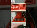 Vintage Espresso Machine Red Home Cups MOULINEX 31002 USES 220 VOLTS 70s