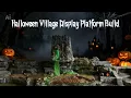 Department 56 Halloween Display Platform Build Static Grass Lighting Stranger Things Portal