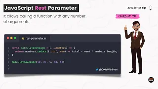 Learn JavaScript Rest Parameter in 1 minute Coder Champ