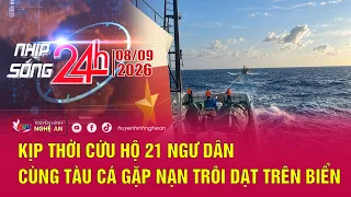 Bản tin Nhịp sống 24h - 08/09/2026