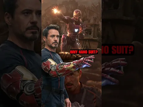Why Did Tony Create the Nano Suit? 😱#ironman #mark50