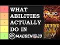 MUT LEAKS REVEALS WHAT MADDEN ABILITIES DO AND UPDATING THE TIER LIST MADDEN 20