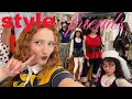 Playing dress up with friends styling That Curly Top in my wardrobe