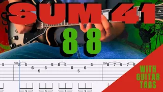 Download Sum 41- 88 Cover (Guitar Tabs On Screen) MP3