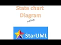 State chart diagram using StarUML