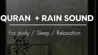 Quran Rain Sound Abdul Rahman Mossad Recitation For Studying Sleeping Relaxation Anxiety 