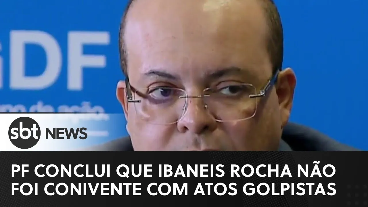 PF conclui que Ibaneis Rocha não foi conivente com atos golpistas | #SBTNewsnaTV (10/02/23)