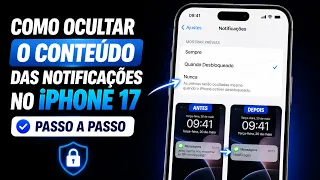 Como ativar ou desativar o som da tela de bloqueio no iPhone 17 - Passo a passo