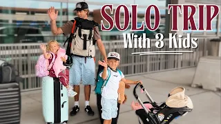 Flying with 3 kids under 5... SOLO