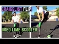 FAKE Buying Used BIRD Lime S Electric Scooter on Craigslist Ride Review Impressions Stunts