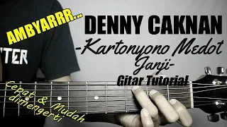 Download (Gitar Tutorial) DENNY CAKNAN - Kartonyono Medot Janji |Mudah \u0026 Cepat dimengerti untuk pemula MP3