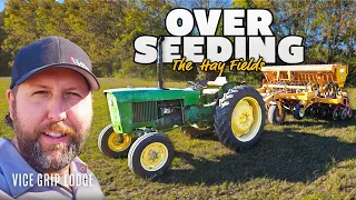 Diesel Tractor Mods Overseeding The Hay Fields