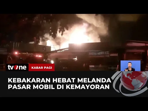 Pasar Mobil Kemayoran Kebakaran