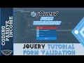 jQuery Tutorial Form Validation