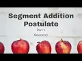 Segment Addition Postulate Part 1