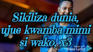 israel mbonyi by sikiliza lyrics 