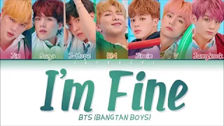 Download BTS (방탄소년단) - I'm Fine (Color Coded Lyrics Eng/Rom/Han/가사) MP3