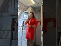 Download Lagu PRETTY AIR ASIA FLIGHT ATTENDANT CLOSES  DOOR AS PLANE GETS READY FOR TAKEOFF #airasia #planeride