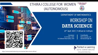 Workshop on Data Science Python Ethiraj College Chennai