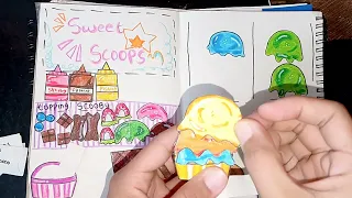 Paper sweet scoops🍧🍨#subscribe yg mau rasa apa tolong komen paket lengkap boleh 😇💪🏻