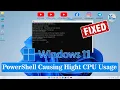 How To Fix PowerShell Causing High CPU Usage in Windows